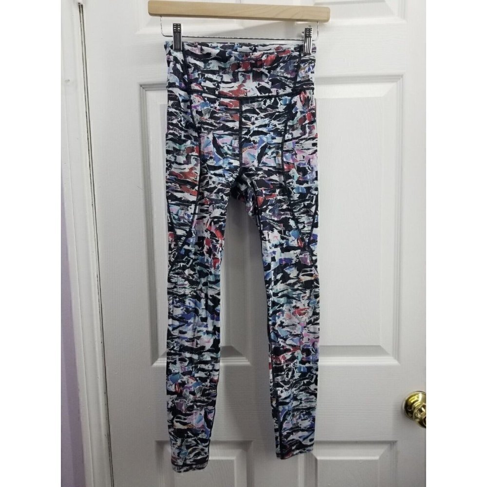 Lululemon Break Free Tight 25" Culture Clash Starlight Black Size 4 Leggings